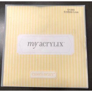My Acrylix D1260 Endless Love Stamp Set For Scrapbooking & Crafting